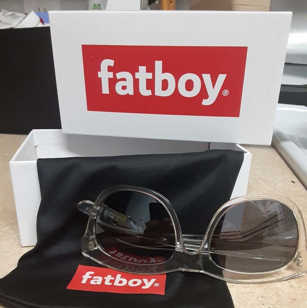 Fatboy crystal clear sunglasses